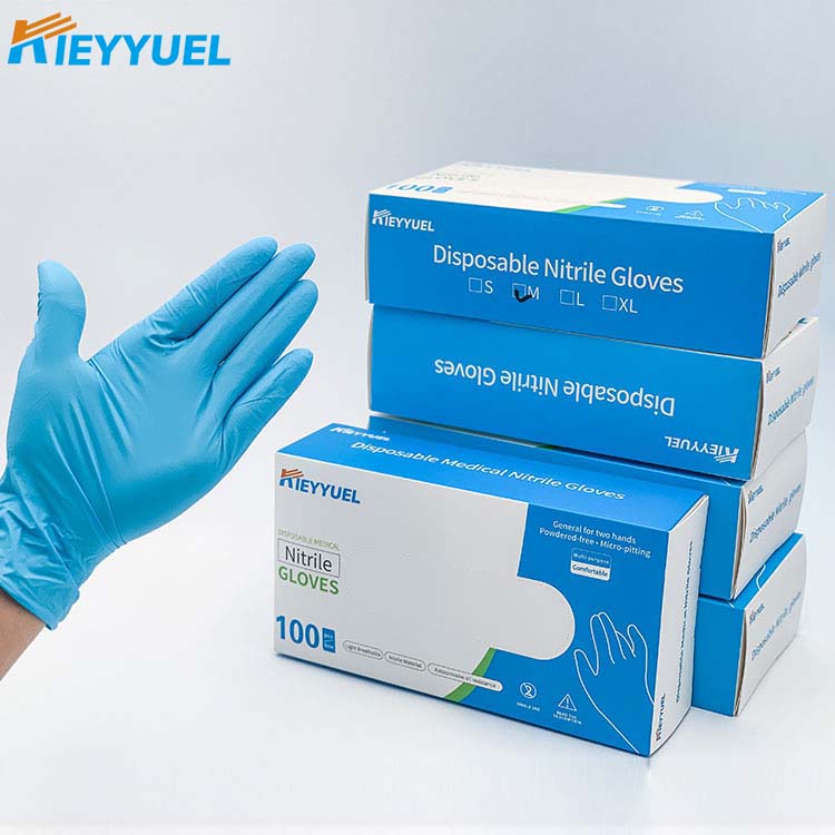 Gants médicaux jetables en nitrile