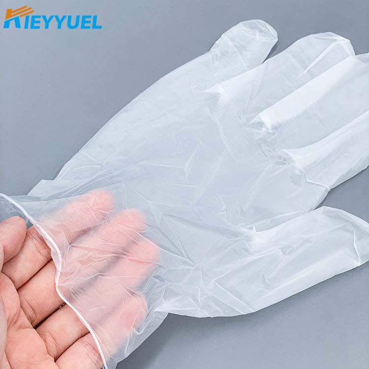 Gants médicaux jetables en PVC