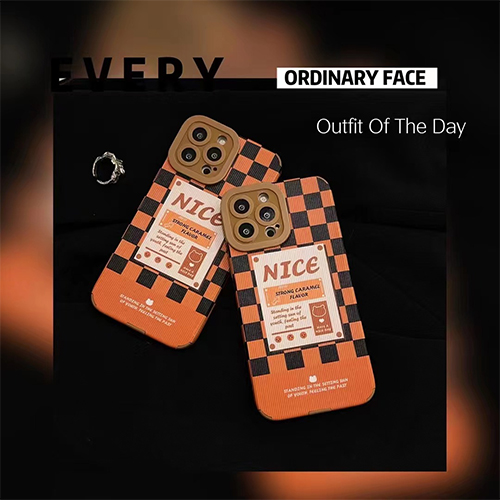 Etui de téléphone à motif d'étiquette