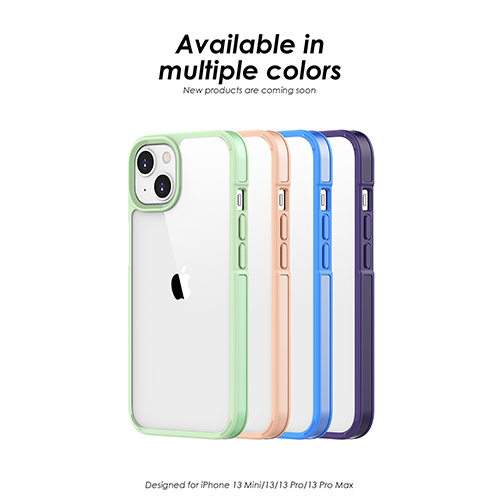 Coque de téléphone en TPU avec bordure en métal