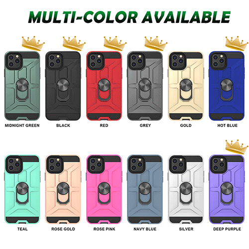 Étui de protection pour téléphone de qualité militaire avec béquille magnétique